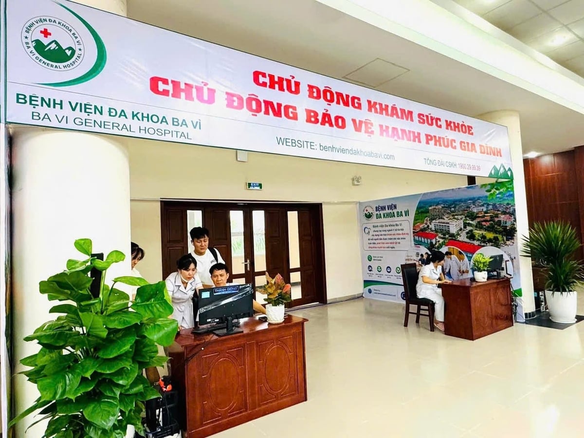 Bệnh viện Đa khoa Ba Vì sẵn sàng cho chương trình khám sức khỏe toàn dân bắt đầu từ ngày 1/7. Ảnh: BVĐK Ba Vì.