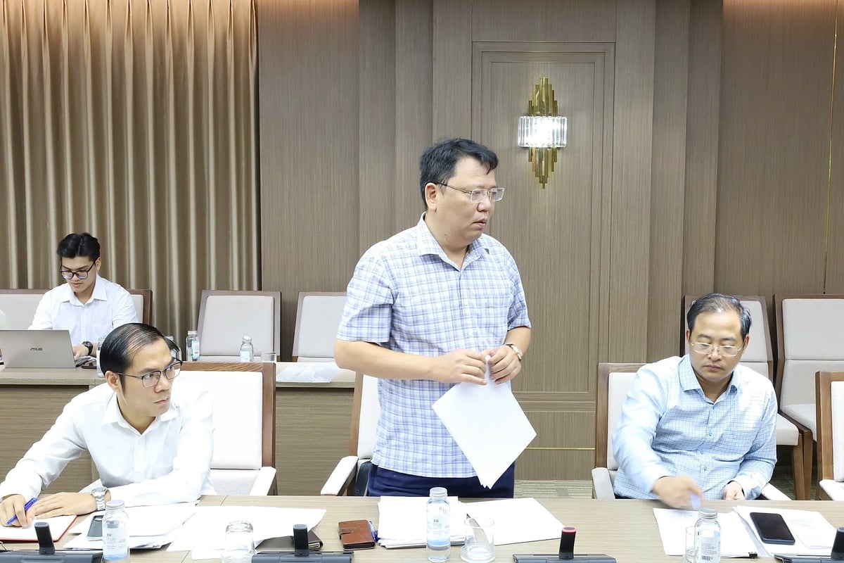 TS Ngô Xuân Nam, Phó Giám đốc Văn phòng SPS Việt Nam thông tin về kết quả phiên họp kỹ thuật với phái đoàn Brazil liên quan đến các rào cản thương mại. Ảnh: Hồng Ngọc.