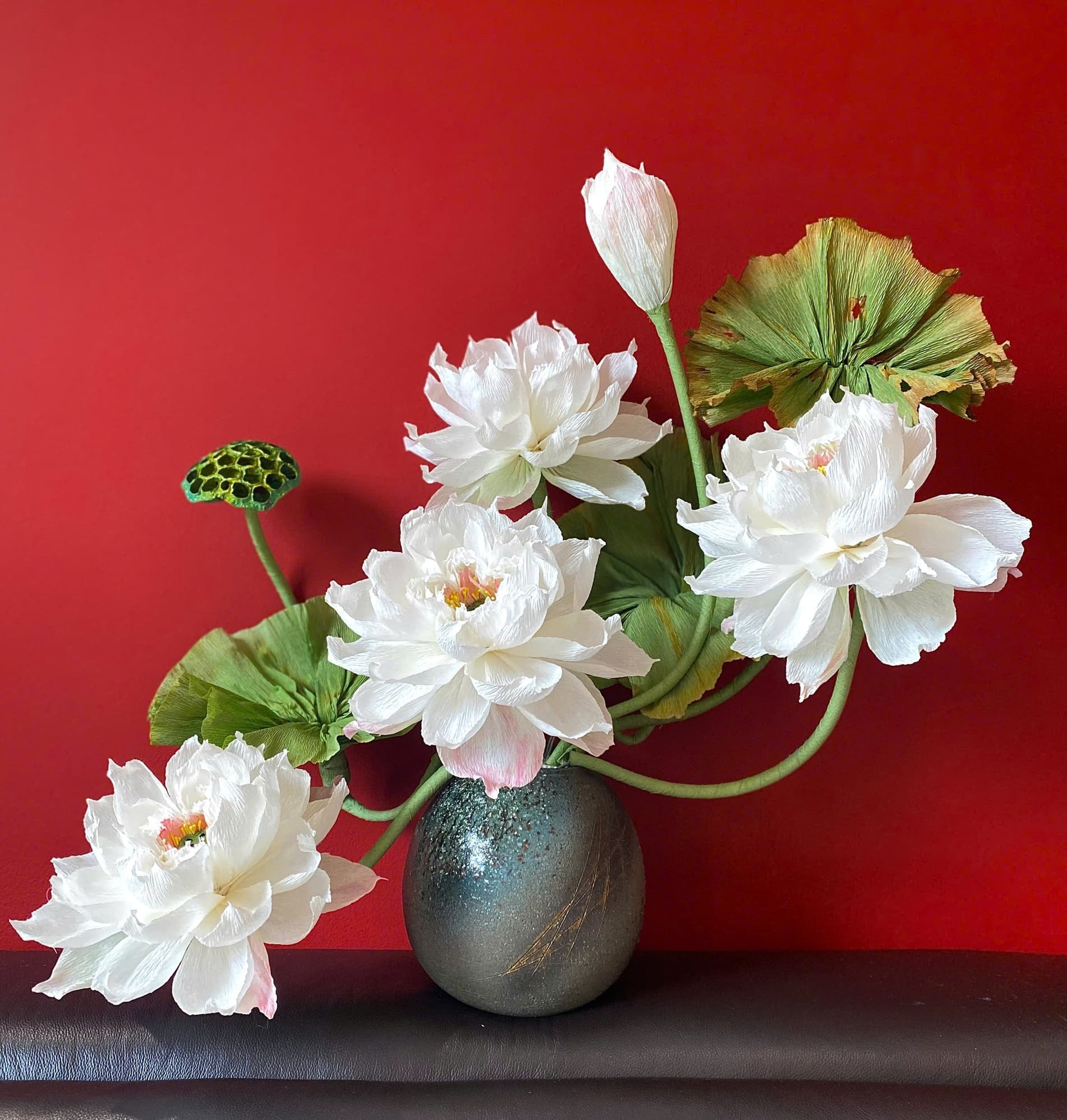 Và sen của Lana Paper Flower Nguyễn Thị Lan Anh. Ảnh: Nhân vật cung cấp.
