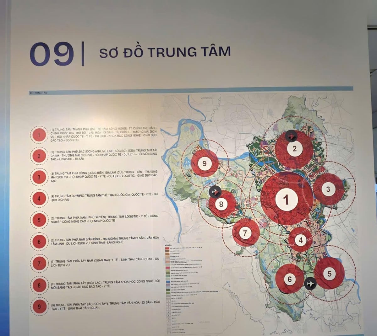 Hà Nội quy hoạch phát triển 9 trung tâm đô thị lớn. Ảnh: Xuân Vũ.