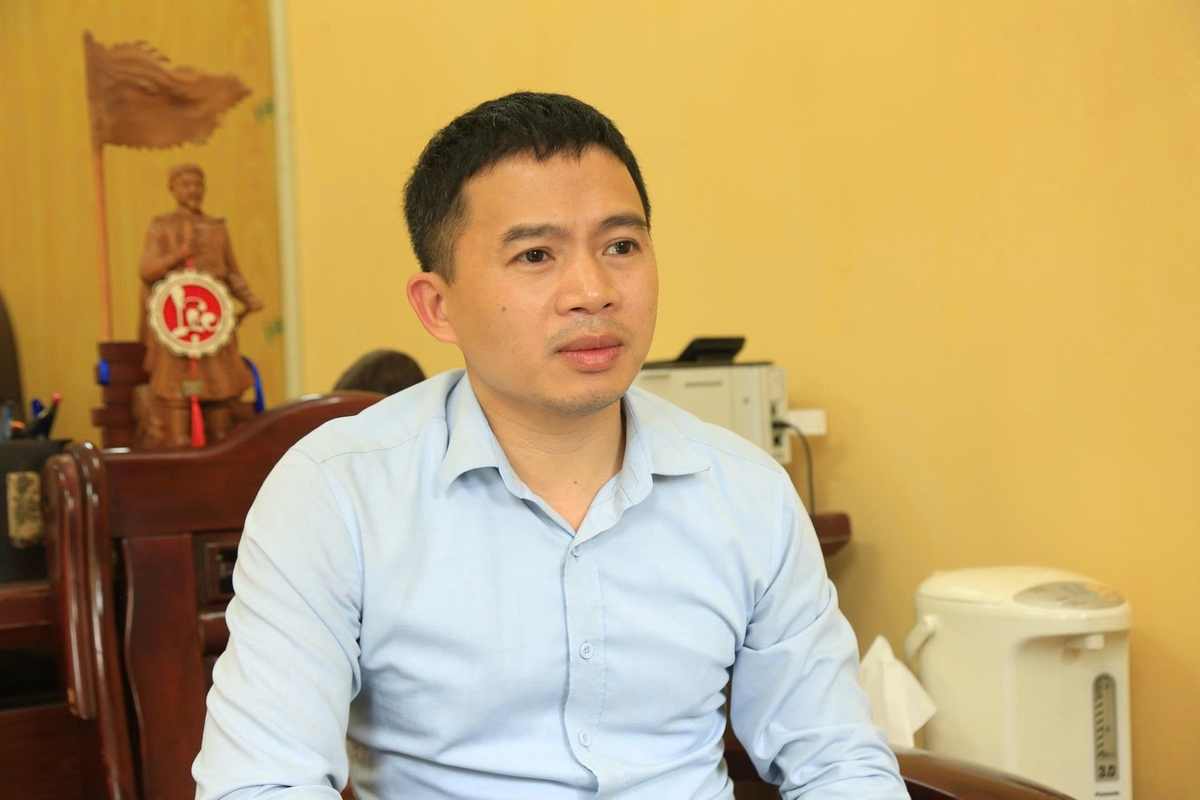 Phó Chủ tịch UBND xã Trạm Tấu Bùi Hồng Anh. Ảnh: Thanh Tiến.