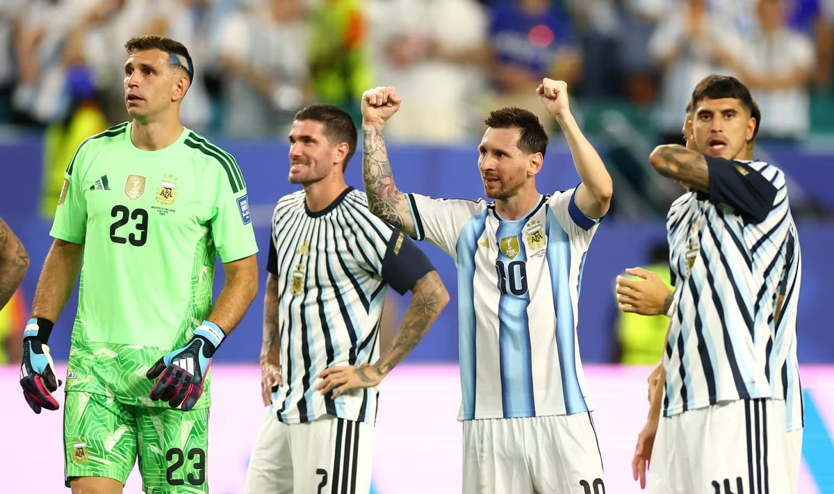 Messi đã có 7 bàn trên đất Mỹ, cân bằng thành tích tại World Cup 2022. Ảnh: FIFA.