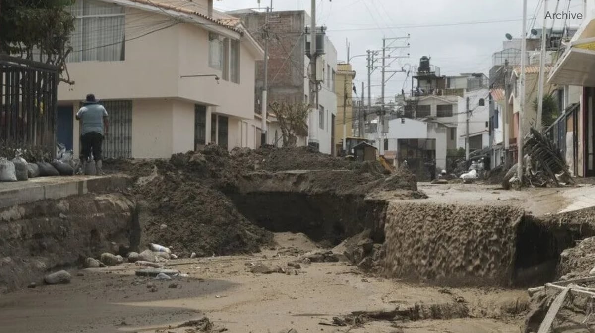 Peru ban bố tình trạng khẩn cấp tại 40% quận, huyện do El Niño. Ảnh: Anadolu. 