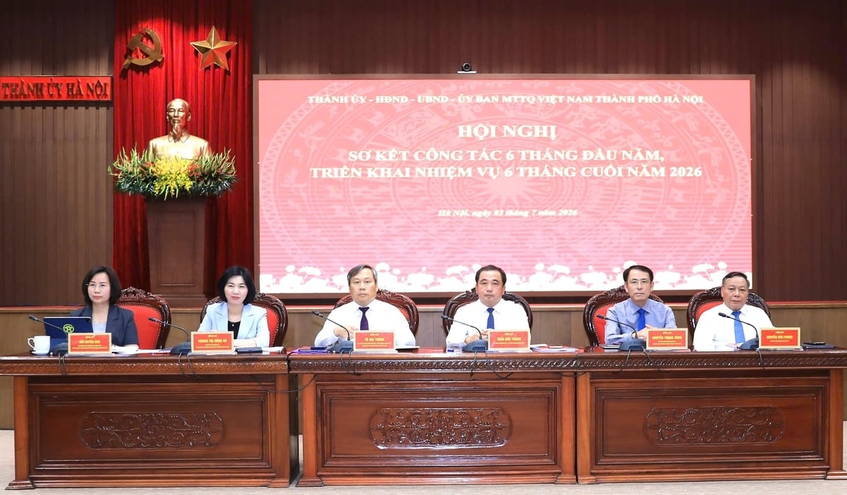 Hội nghị sơ kết công tác 6 tháng đầu năm và triển khai nhiệm vụ 6 tháng cuối năm 2026. Ảnh: PV.