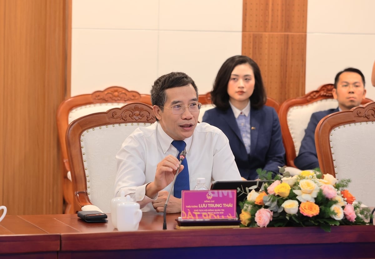 Ông Lưu Trung Thái, Chủ tịch Hội đồng Quản trị MB cam kết MB sẽ là đối tác tin cậy của tỉnh Khánh Hòa. Ảnh: MB.