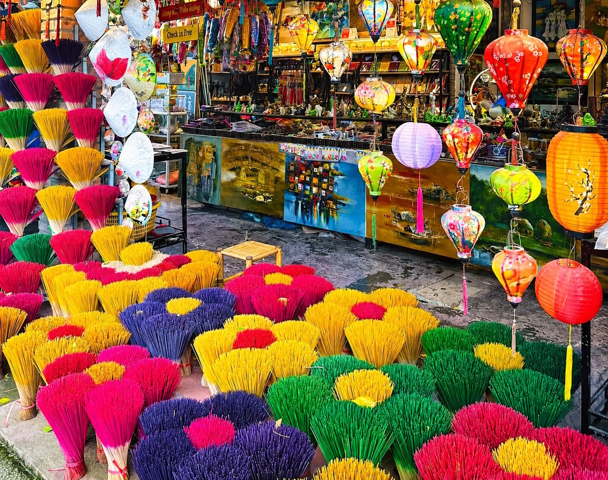 Nghề làm hương tại làng cổ Thủy Xuân (Huế) có tuổi đời hàng trăm năm. Ảnh: Phương Linh.