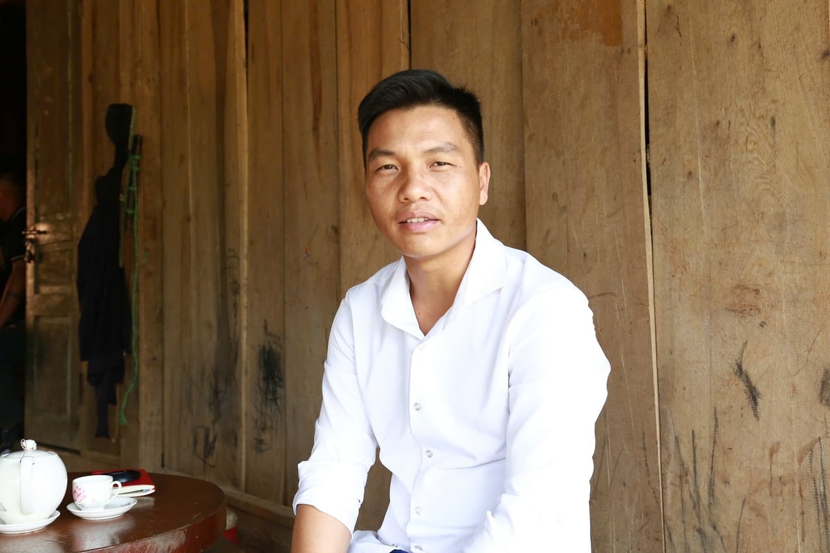 Giàng A Gia sinh năm 1994 có 5 năm được người dân tín nhiệm làm trưởng thôn. Ảnh: Thanh Ngà.