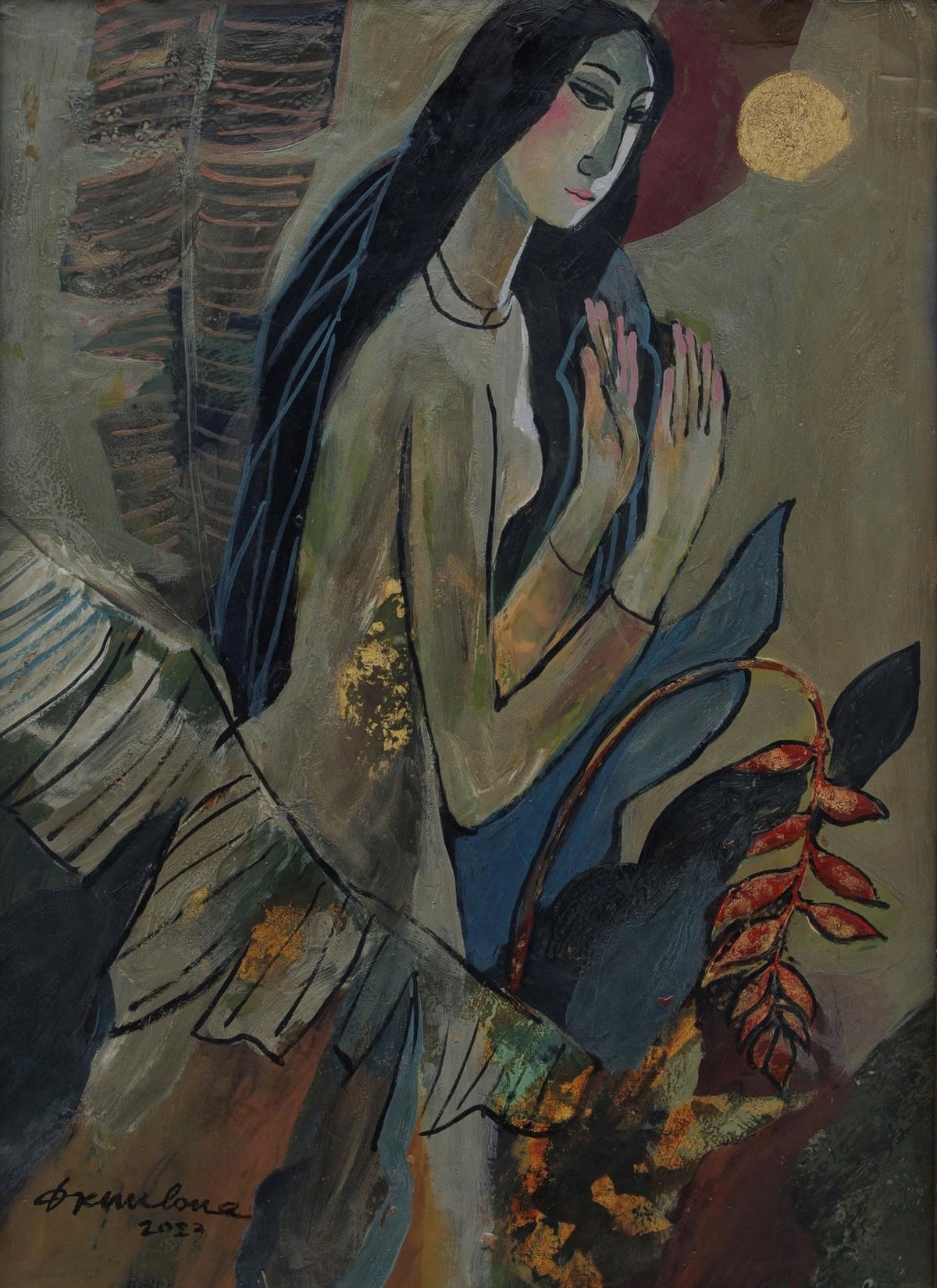 'Thiếu nữ' của Đặng Kim Long.