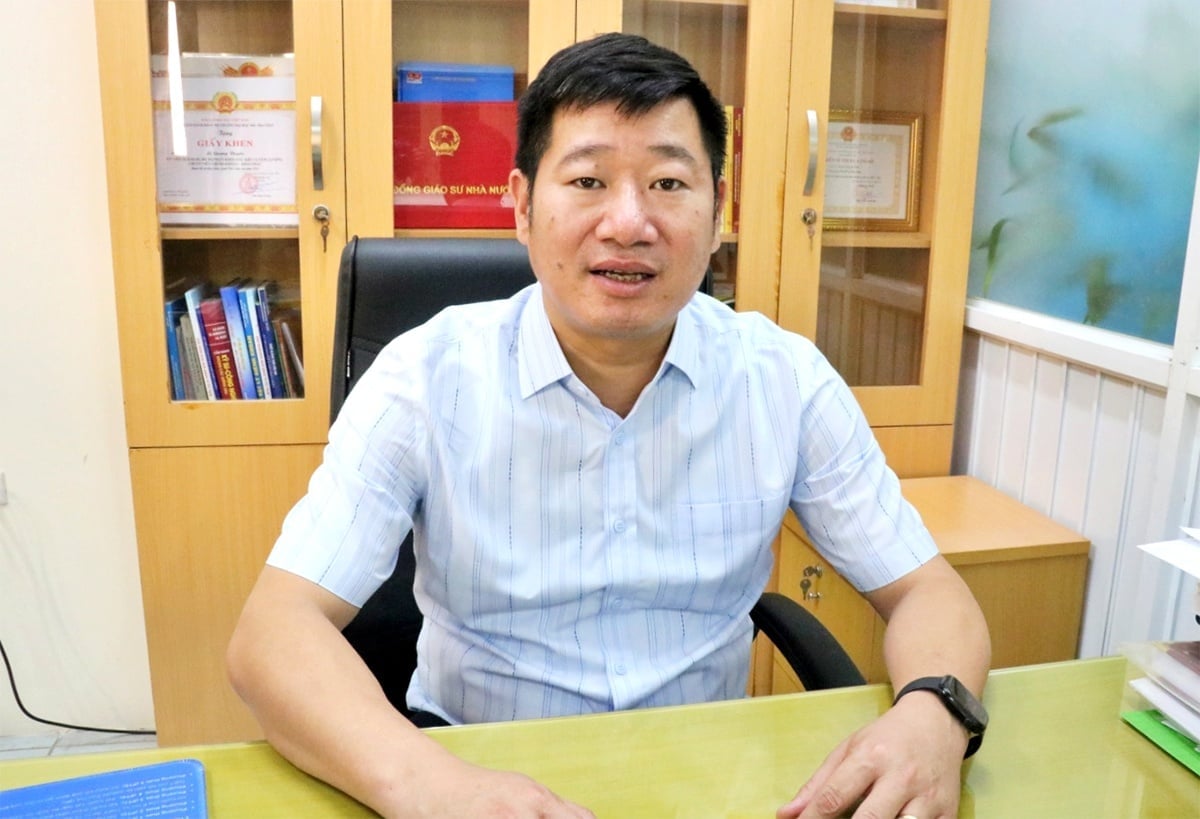 PGS.TS Lê Quang Duyến, Trưởng khoa Dầu khí và Năng lượng, Trường Đại học Mỏ - Địa chất. Ảnh: Petrovietnam.