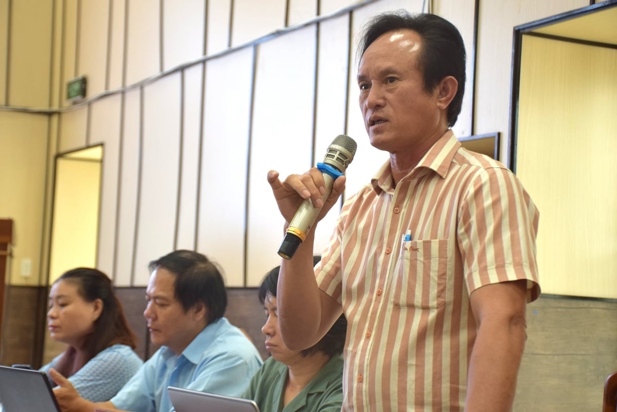 Ông Đoàn Ngọc Có, Phó Giám đốc Sở Nông nghiệp và Môi trường Gia Lai phát biểu tại họp báo. Ảnh: V.Đ.T.
