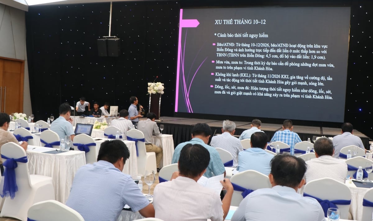Đài Khí tượng thủy văn tỉnh nhận định tình hình thủy văn 6 tháng cuối năm. Ảnh: KS.