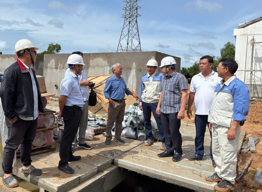 Lãnh đạo EVNSPC thường xuyên kiểm tra, đôn đốc tiến độ các công trình đầu tư xây dựng trọng điểm. Ảnh: EVNSPC.