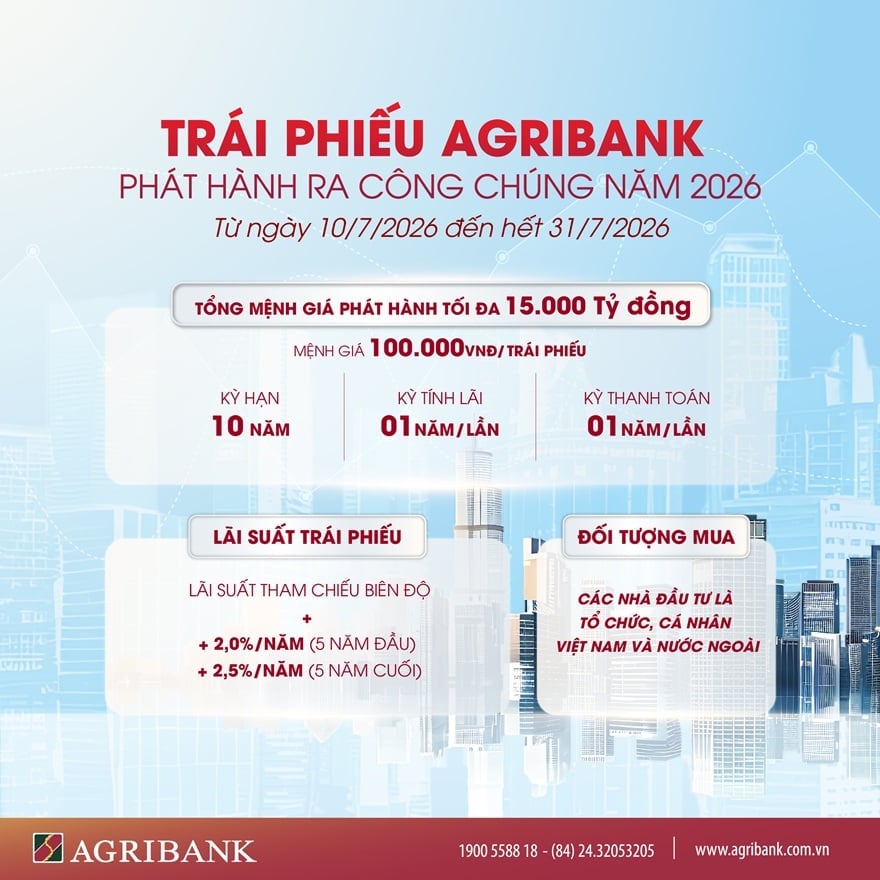 Trái phiếu Agribank phát hành ra công chúng với mức lãi suất hấp dẫn. Ảnh: Thân Vinh.