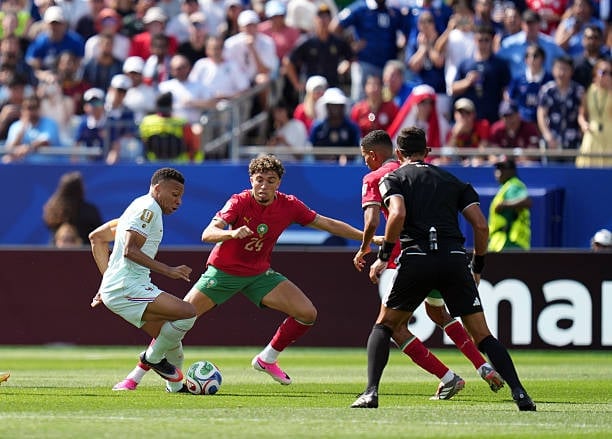 Với 8 bàn thắng và 3 kiến tạo tại World Cup 2026, Mbappé đang dẫn đầu bảng Chiếc giày vàng trước Messi (8 bàn, 1 kiến tạo). Ảnh: Getty Images. 