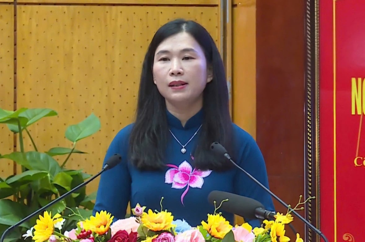 Theo bà Trần Thanh Nhàn, UBND tỉnh sẽ chỉ đạo quyết liệt để phấn đấu giải ngân hết nguồn vốn trong năm 2026. Ảnh: Hoàng Nghĩa.