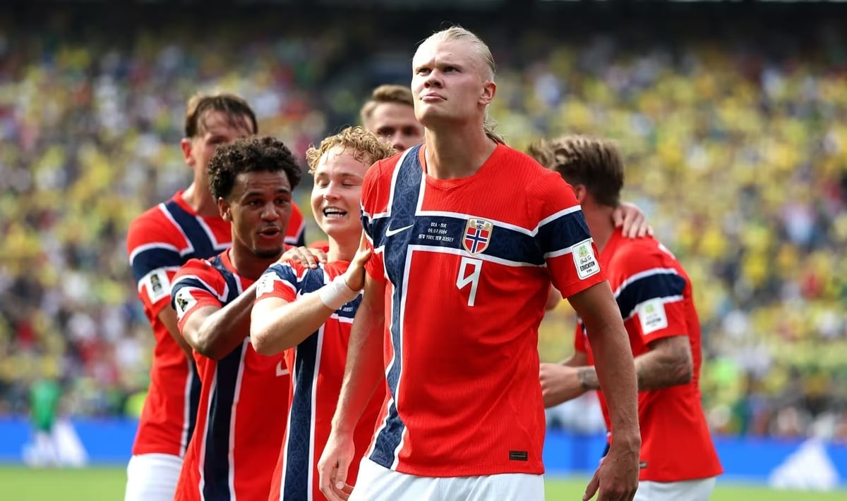 Haaland được xem là ngôi sao số 1 của đội tuyển Na Uy hiện nay. Ảnh: FIFA.
