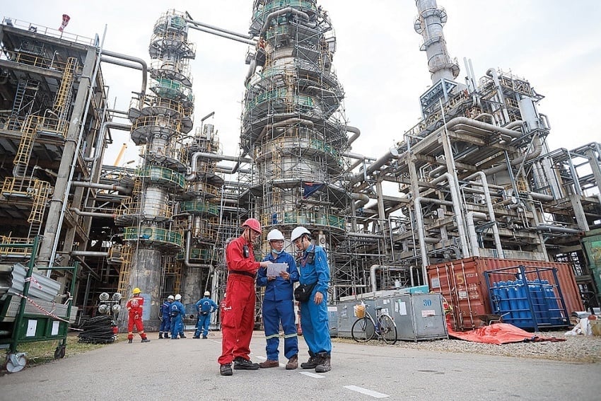 Nhà máy lọc dầu Dung Quất. Ảnh: Petrovietnam.