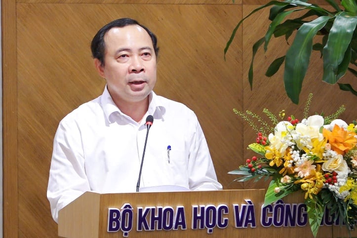 Theo Bộ trưởng Bộ KH-CN Vũ Hải Quân, chương trình hỗ trợ lãi suất vay thông qua Quỹ Đổi mới công nghệ quốc gia khuyến khích doanh nghiệp đổi mới công nghệ để nâng cao năng suất lao động. Ảnh: Bộ KHCN.