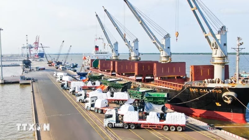 Cảng Quốc tế Long An ở Tây Ninh. Ảnh: TTXVN. 