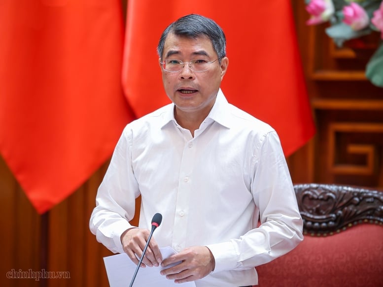 Thủ tướng Chính phủ Lê Minh Hưng phát biểu chỉ đạo tại phiên họp. Ảnh: VGP/Nhật Bắc.