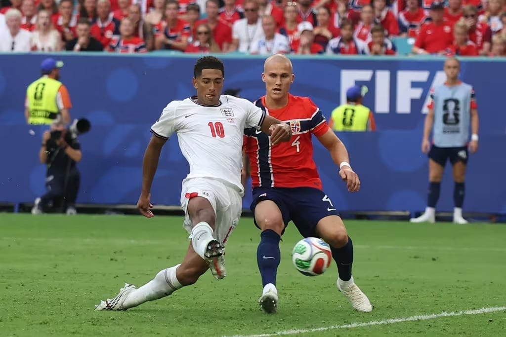Tuyển Anh có trận đấu nhọc nhằn trước Na Uy. Ảnh: FIFA.