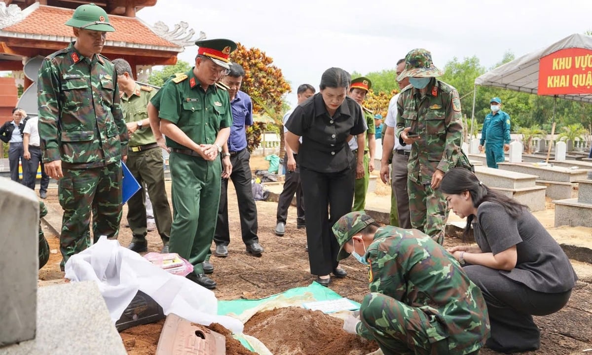 Tỉnh Quảng Ngãi xác định được 15 nguồn thông tin có giá trị để phục vụ khảo sát, tìm kiếm và quy tập hài cốt liệt sĩ. Ảnh: T.T.