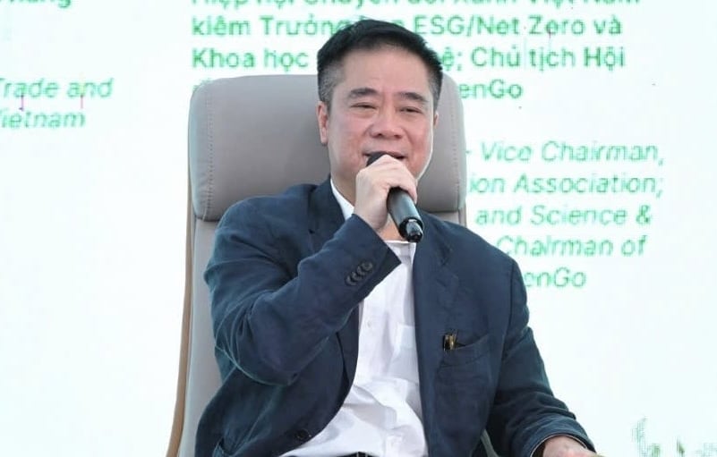 Phạm Hoài Trung - chuyên gia ESG/thẩm định và đánh giá viên trưởng khí nhà kính, Chủ tịch HĐTV Công ty TNHH Công nghệ Azitech và Công ty tư vấn thực hành Phát Triển Bền Vững Green Go. Ảnh: Hồng Ngọc. Phạm Hoài Trung - chuyên gia ESG/thẩm định và đánh giá viên trưởng khí nhà kính, Chủ tịch HĐTV Công ty TNHH Công nghệ Azitech và Công ty tư vấn thực hành Phát Triển Bền Vững Green Go. Ảnh: Hồng Ngọc.