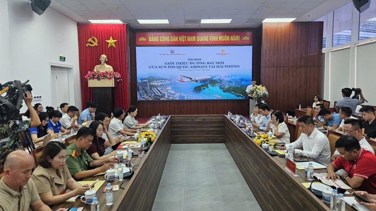  Hội nghị do Sở Văn hóa, thể thao và du lịch Hải Phòng phối hợp với Sun PhuQuoc Airways tổ chức. Ảnh: BTC.
