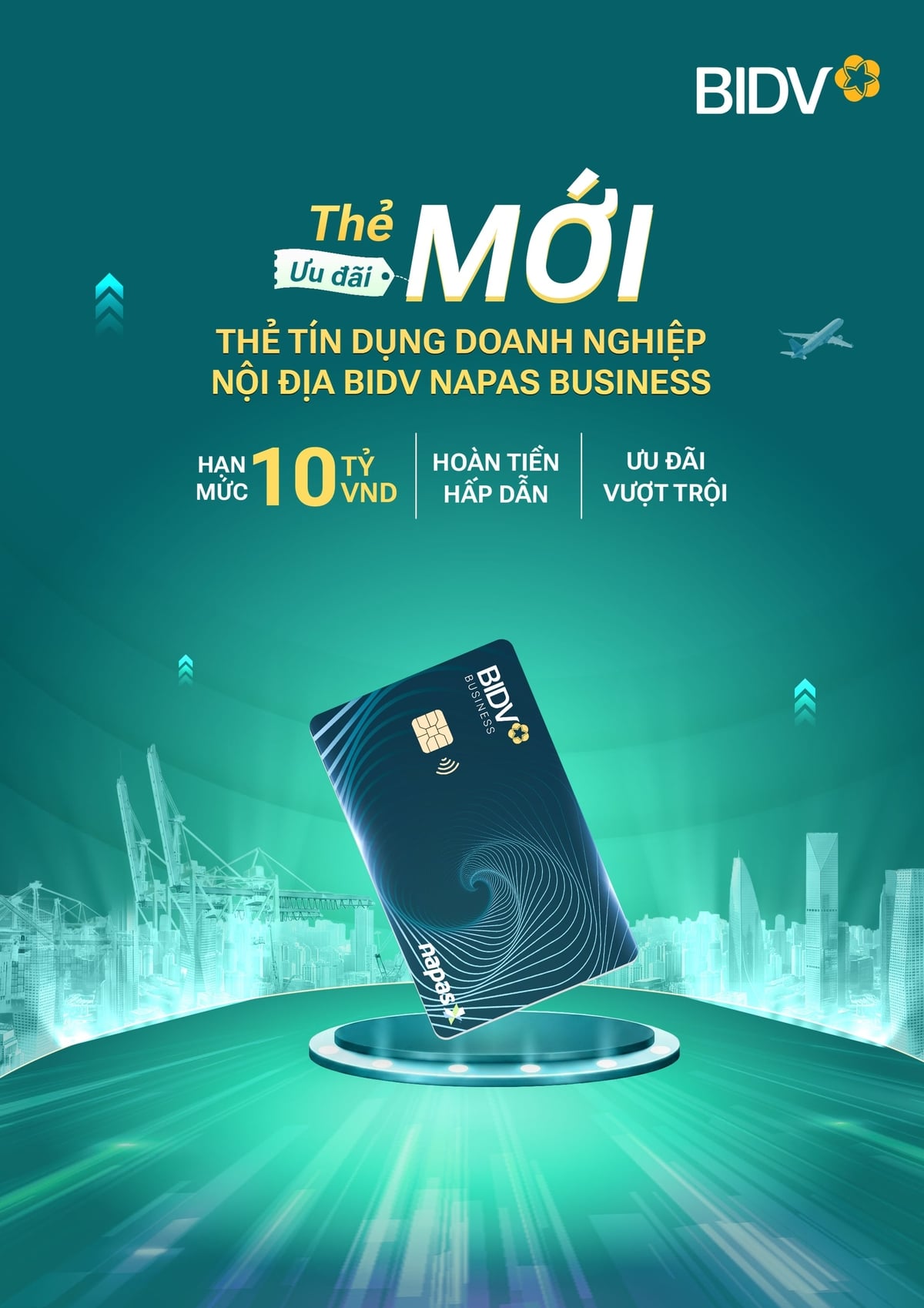 Nhân dịp ra mắt thẻ BIDV Napas Business được hưởng nhiều ưu đãi hấp dẫn. Ảnh: BIDV.