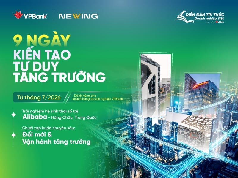 Chương trình học tập chuyên sâu do VPBank SME phối hợp cùng Newing thiết kế dành riêng cho 28 CEO là khách hàng chiến lược của ngân hàng. Ảnh: VPBank.