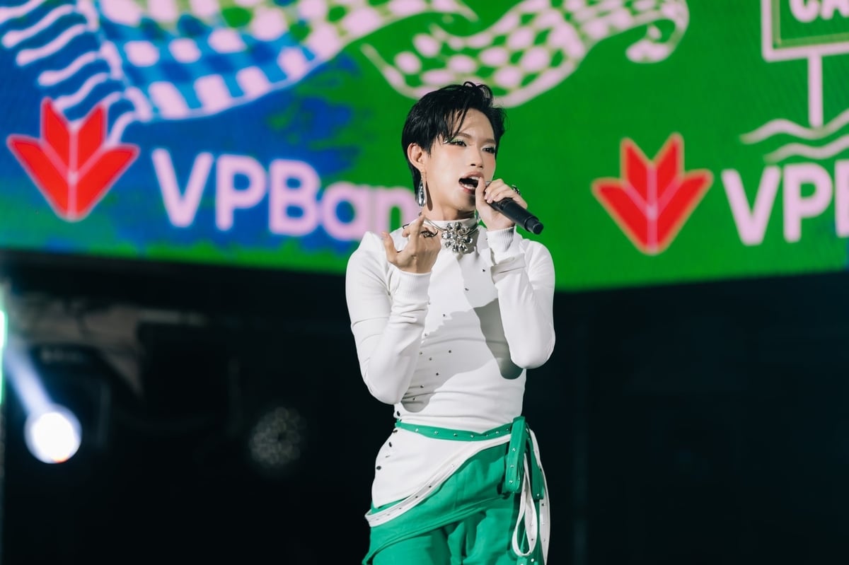 Ca sĩ, rapper Pháp Kiều. Ảnh: VPBank.