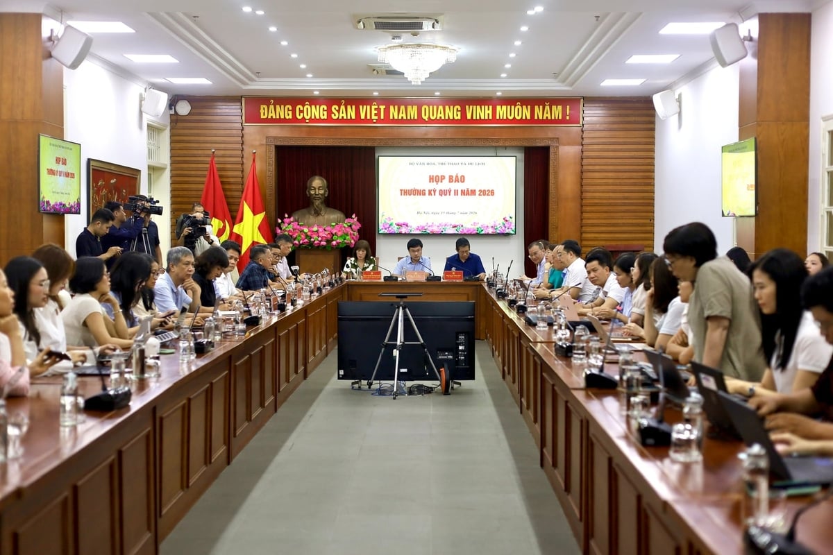 Toàn cảnh buổi họp báo. Ảnh: Thanh Ngọc.