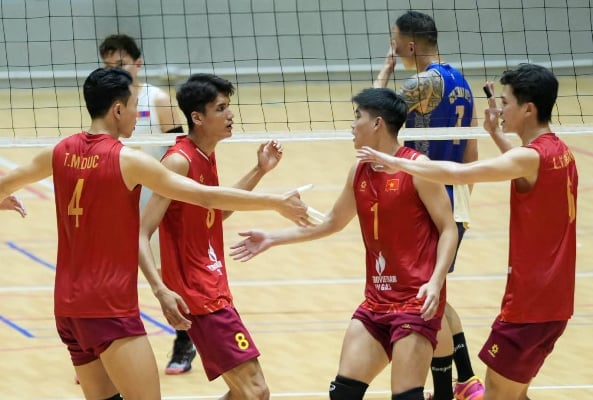 Đội tuyển bóng chuyền nam Việt Nam sắp tranh tài tại SEA V.Cup 2026. Ảnh: VFV. 