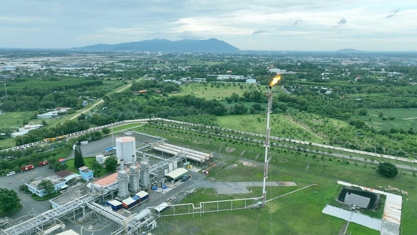 GPP Dinh Cố, trực thuộc Chi nhánh Khí Đông Nam Bộ (KĐN) của Tổng công ty Khí Việt Nam. Ảnh: PV GAS.