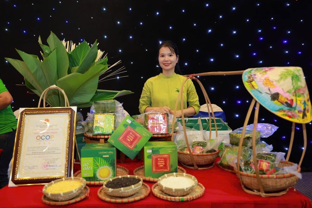 Chị Trần Thị Bình An, quản lý Công ty TNHH Hương Liên (xã Vô Tranh, tỉnh Thái Nguyên). Ảnh: Nhân vật cung cấp.