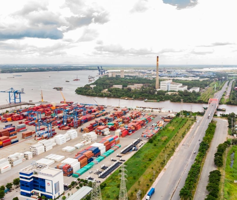 Khu công nghiệp Hiệp Phước là một trong những mô hình tiên phong phát triển cộng sinh công nghiệp, hướng tới sản xuất tuần hoàn và giảm phát thải. Ảnh: KCN Hiệp Phước. 