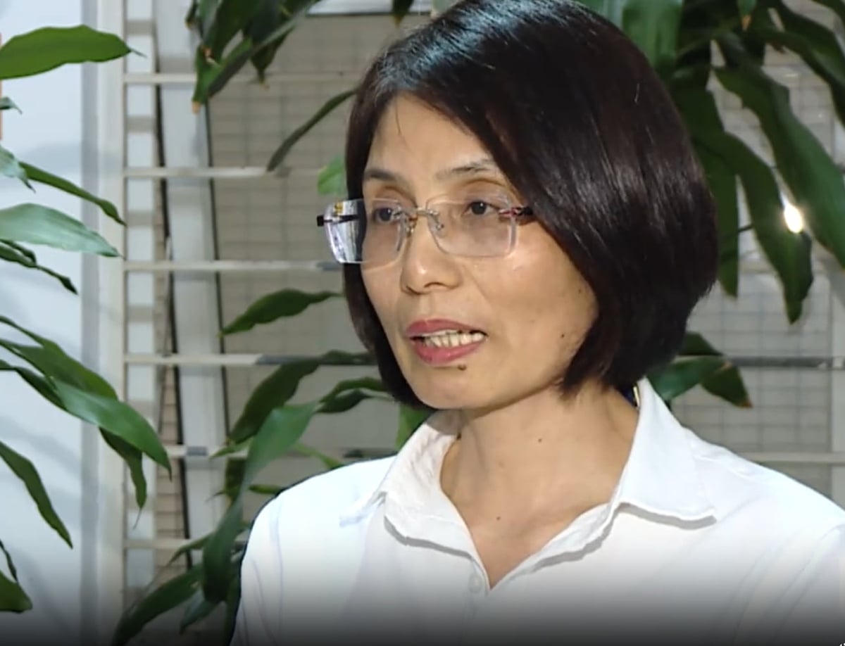 Bà Nguyễn Thị Xuân Liên, Phó trưởng phòng Kinh tế, hạ tầng, đô thị phường Văn Miếu - Quốc Tử Giám. Ảnh: NN-MT.