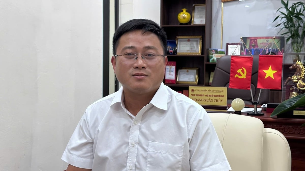 Ông Hoàng Xuân Thủy - Chủ tịch UBND xã Vô Tranh nói về những kỳ vọng từ tên gọi mới. Ảnh: Quang Linh.