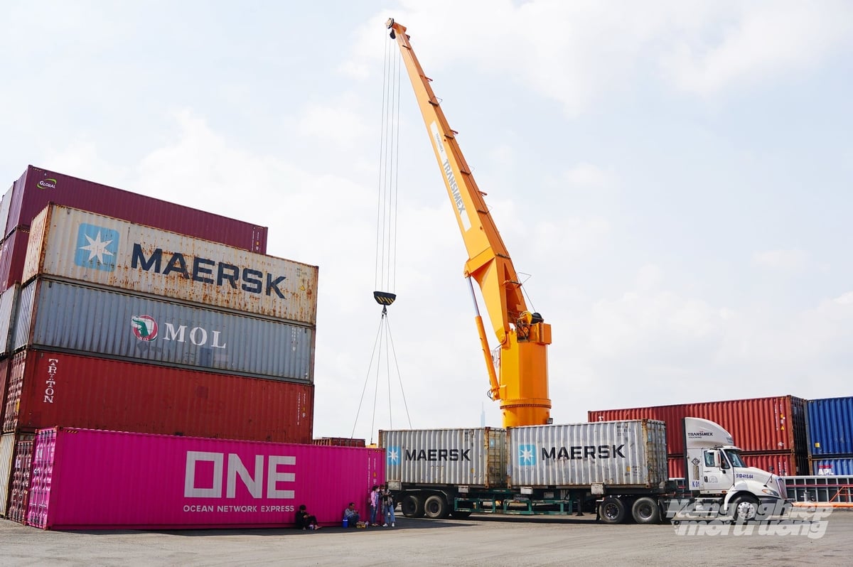 TP.HCM phấn đấu đến năm 2030, tốc độ tăng trưởng doanh thu dịch vụ logistics của doanh nghiệp thành phố đạt 13%-16%/năm và tỷ trọng đóng góp của ngành dịch vụ logistics vào GRDP đạt 8-10%/năm. Ảnh: Nguyễn Thủy.