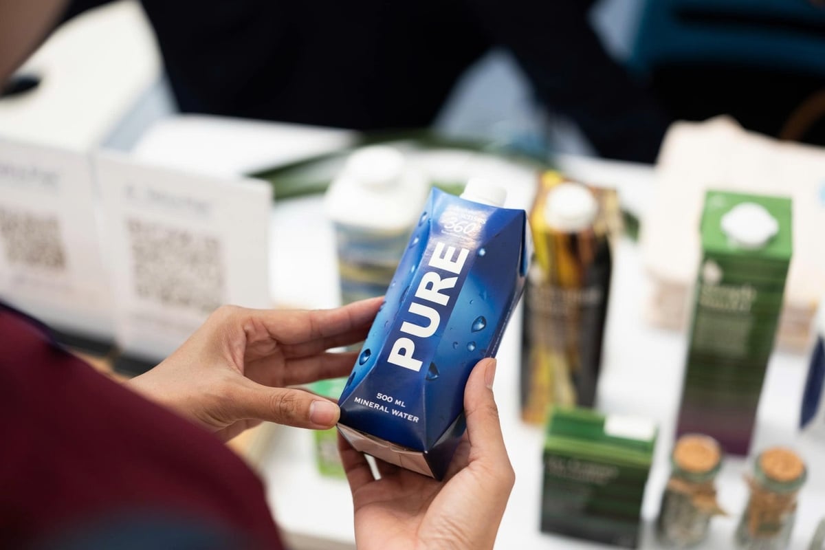 Tetra Pak giới thiệu giải pháp bao bì bền vững đến các nhà sản xuất thực phẩm và đồ uống. Ảnh: Tetra Pak.