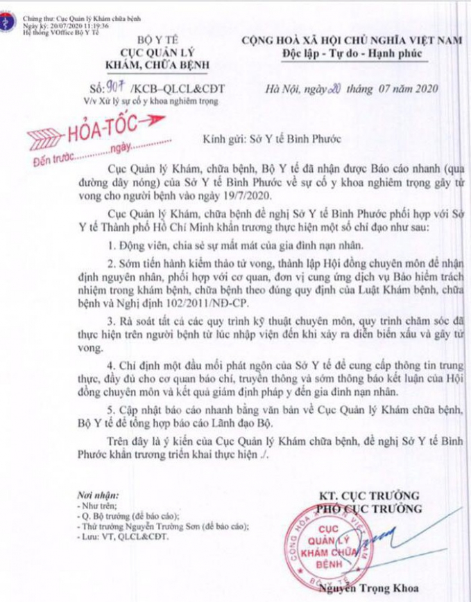 3-1-075850_788.jpg Công văn Bộ Y tế. Ảnh: BYT.