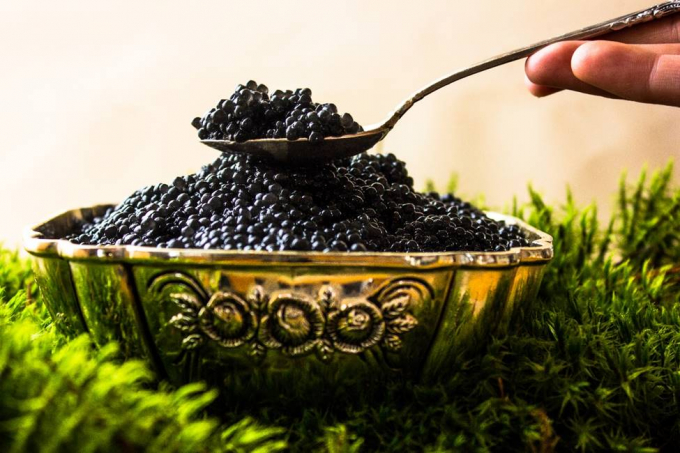 kham-pha-net-doc-dao-trong-my-vi-cua-am-thuc-the-gioi-115530_20200803_995.jpg Trứng cá muối Caviar được mệnh danh là những viên 'ngọc trai đen' đến từ biển cả.