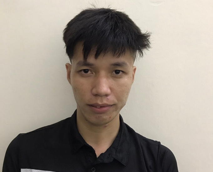 Đối tượng Vũ Văn Trường. Ảnh: Nguyễn Thắng - Công an Hạ Long.