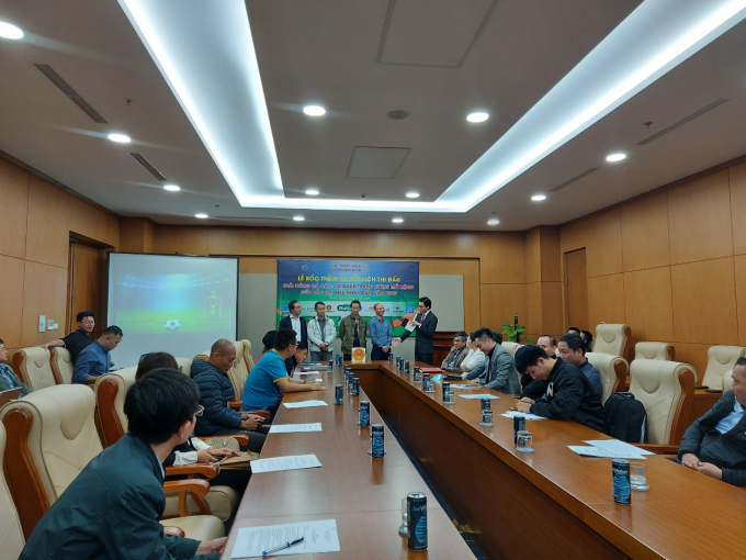 Các đội bóng bốc thăm chia bảng