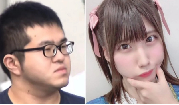 screenshot_1582800753-175516_102.jpeg Hibiki Sato (trái) và nữ ca sĩ Ena Matsuoka. Ảnh: ANNnewsCH/Twitter