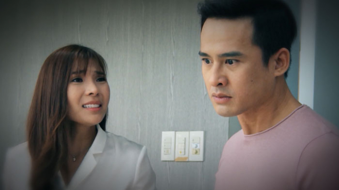 Bộ phim Mẹ ghẻ trên THVL1 có sự tham gia của Lương Thế Thành và Thúy Diễm. Ảnh: Chụp màn hình