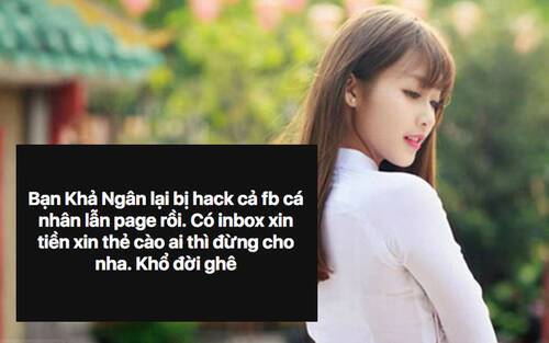 fb-kha-ngan-bi-hack_nongnghiep-132420_634.jpg Khả Ngân từng bị mất cả cả trang cá nhân lẫn fanpage.