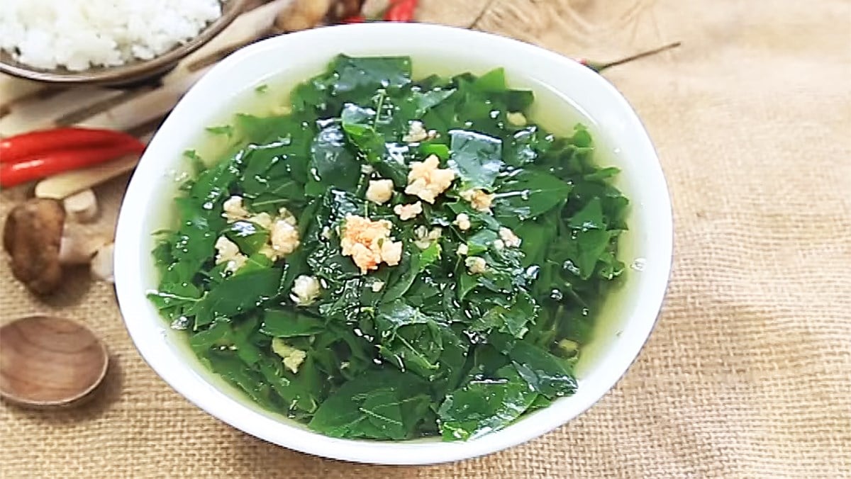 Món ngon mỗi ngày - Hướng dẫn chi tiết cách làm món Canh rau ngót tôm thịt