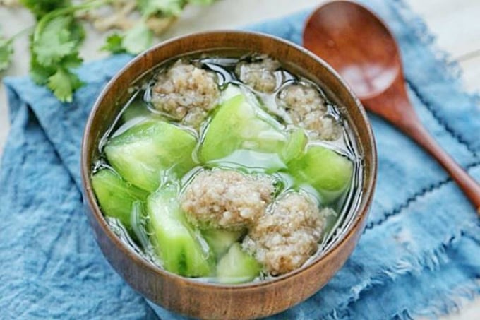 Món ngon mỗi ngày - Hướng dẫn chi tiết cách làm món Canh mướp hương thịt viên
