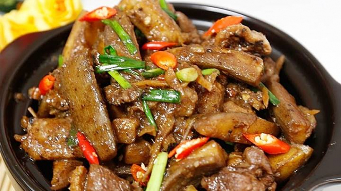 Món ngon mỗi ngày - Hướng dẫn chi tiết cách làm món Thịt vịt kho chuối xanh